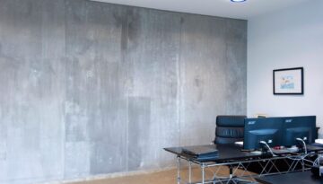 קיר בטון חשוף