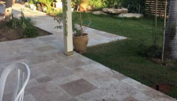 ריצוף חוץ טרוורטין אספקה מהמלאי