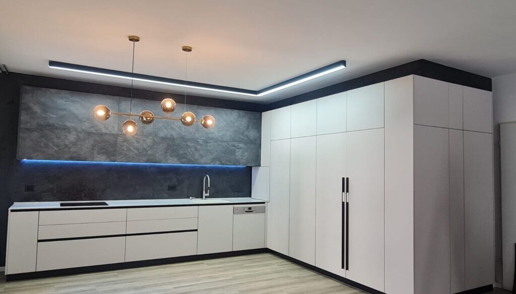 חיפוי אבן במטבח - אבן סיב