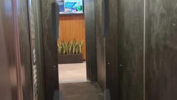 אבן סיב חיפוי קירות מעלית
