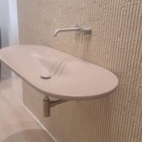 אבן סיב על קיר כיור אמבט אבן סיב על קיר כיור אמבט